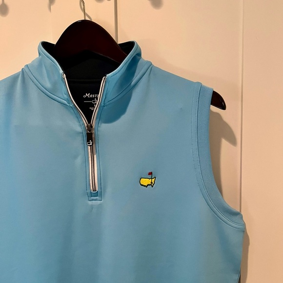 Masters Tech 1/4 Zip Vest, Light Blue- Men’s Small NWOT - Picture 2 of 4